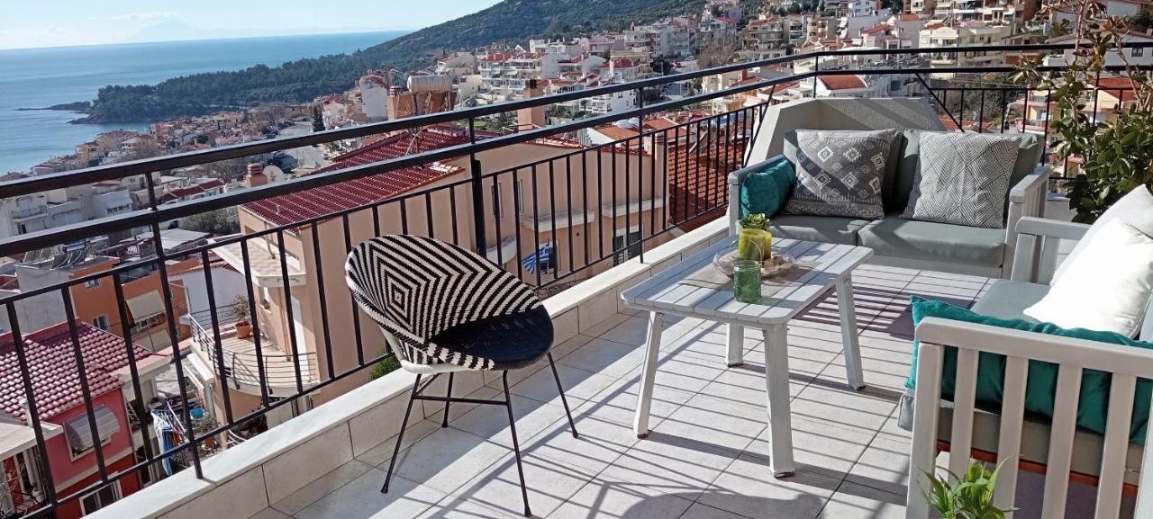 Ferienwohnung Sea Aura Kavala Exterior foto